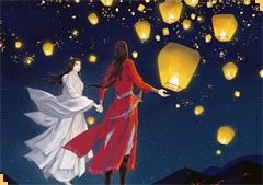 为你灯明三千,为你花开满城 自命名花