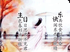 生日花,相思赠 江湖自命名花